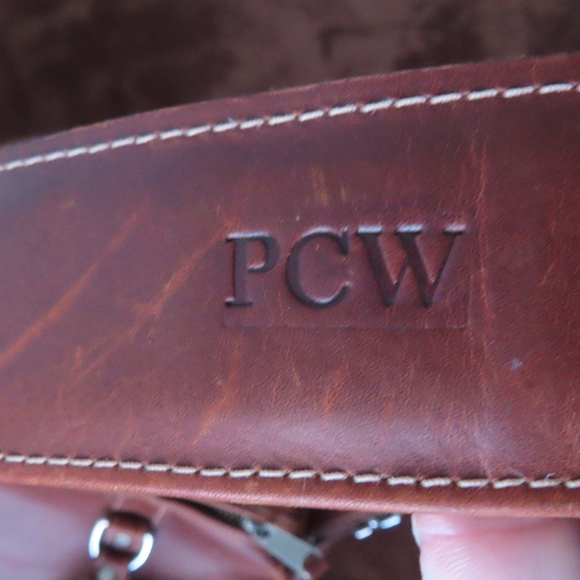 JOSEPH HANNA Fine Leather Goods bag initials PCW - Picture 5 of 10